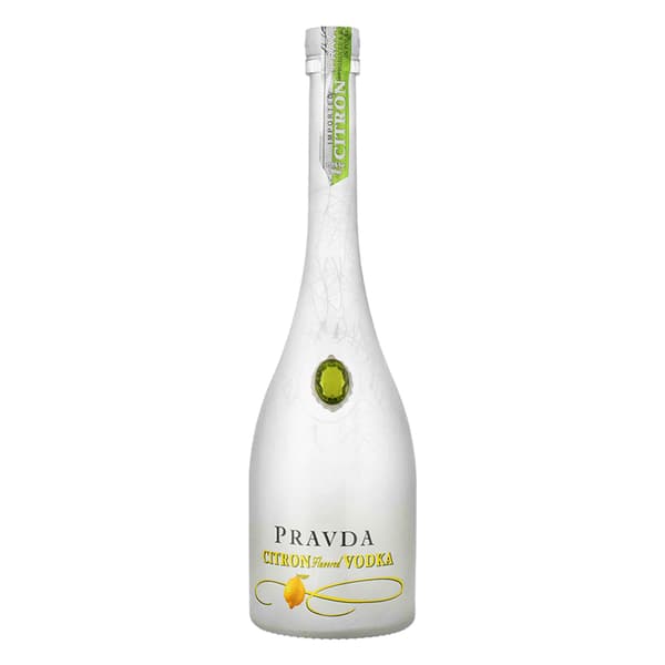 Pravda Citron Flavored Vodka 70cl