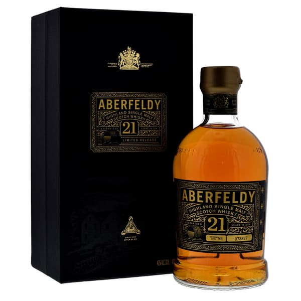 Aberfeldy Single Malt Scotch Whisky 21 Years 70cl