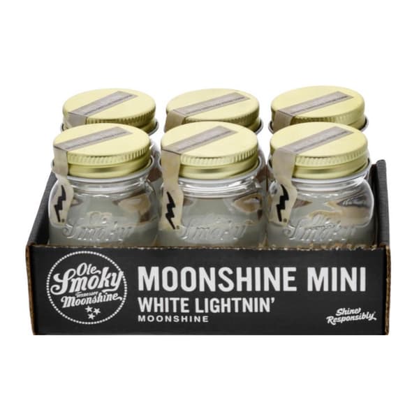 Ole Smoky White Lightnin 5cl, 6er-Pack