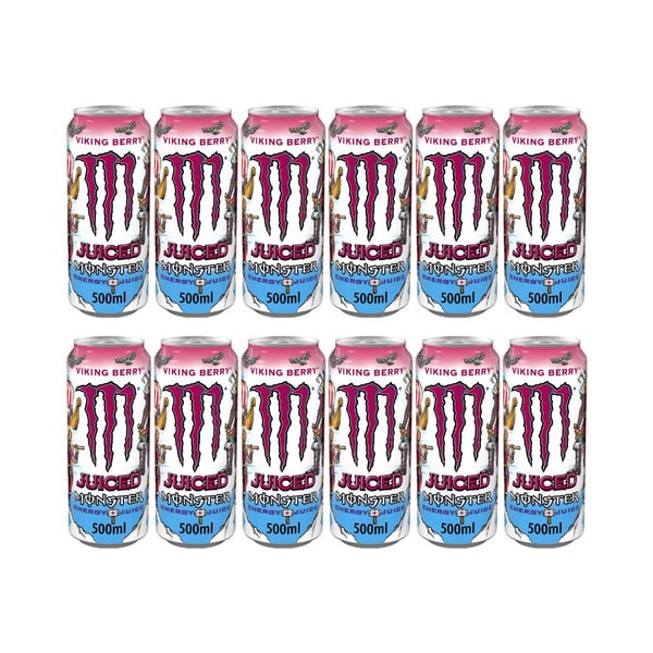 Monster Energy Drink Juiced Viking Berry 50cl Pack de 12