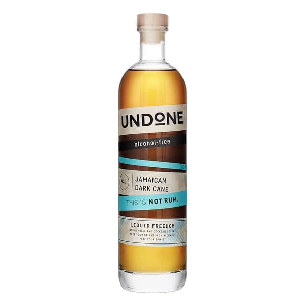 UNDONE No. 1 Jamaican Dark Cane sans alcool (not Rum) 70cl
