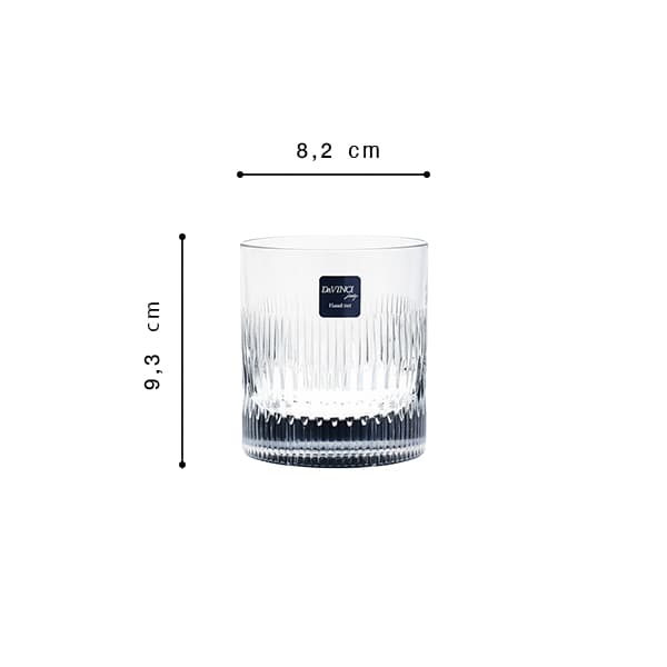 RCR Crystal Da Vinci Tratto D.O.F. Tumbler 29cl, Pack de 2