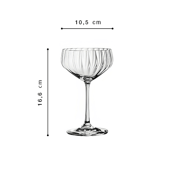 Verre Coupette Lifestyle de Spiegelau, Pack de 4