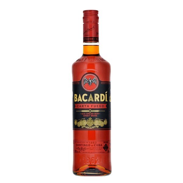 Bacardi Carta Fuego Red Spiced 70cl (Spiritueux à base de rhum)