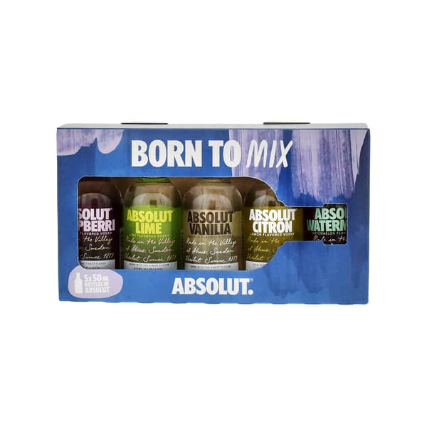 Absolut Five Mini-Set Vodka 5x5cl