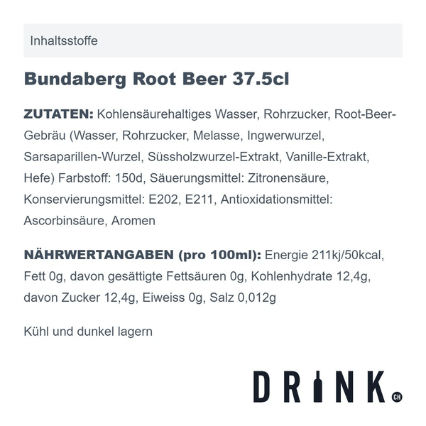 Bundaberg Root Beer 37.5cl 4er Pack
