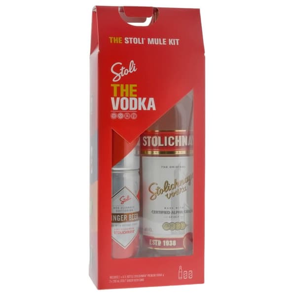 Stolichnaya Vodka Moscow Mule Kit