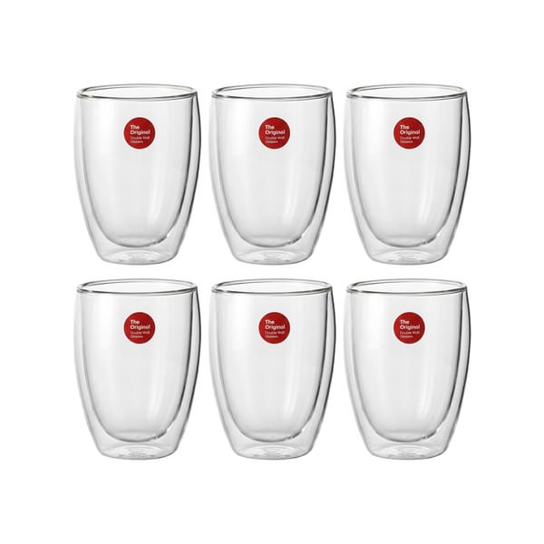 Bodum Pavina verre double paroi 35cl, Pack de 6