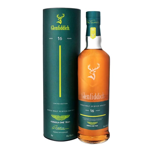 Glenfiddich 16 Years Aston Martin Formula One Team Limited Edition Single Malt Whisky 70cl