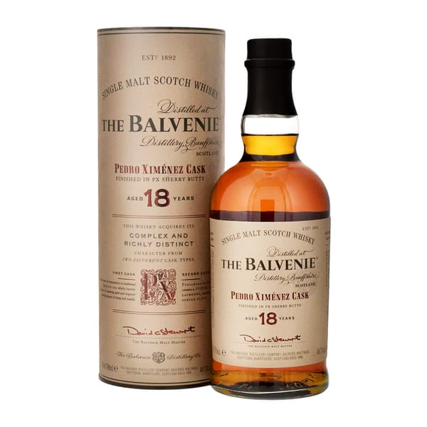 The Balvenie 18 Years Pedro Ximenez Cask Single Malt Whisky 70cl