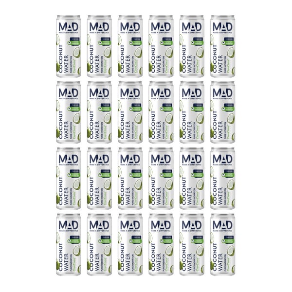 MAD Coconut Water Pure Hydration 33cl Pack de 24