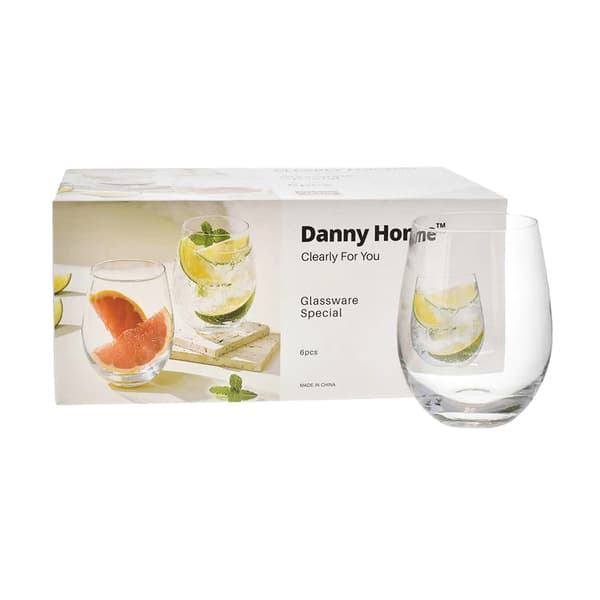 Danny Home Gin Tumbler Glas 55cl, 6er-Pack