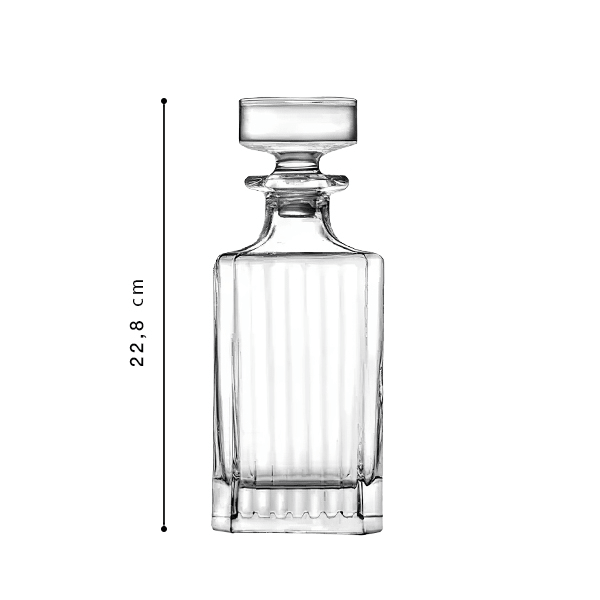 RCR Style Timeless Whisky Decanter 75cl