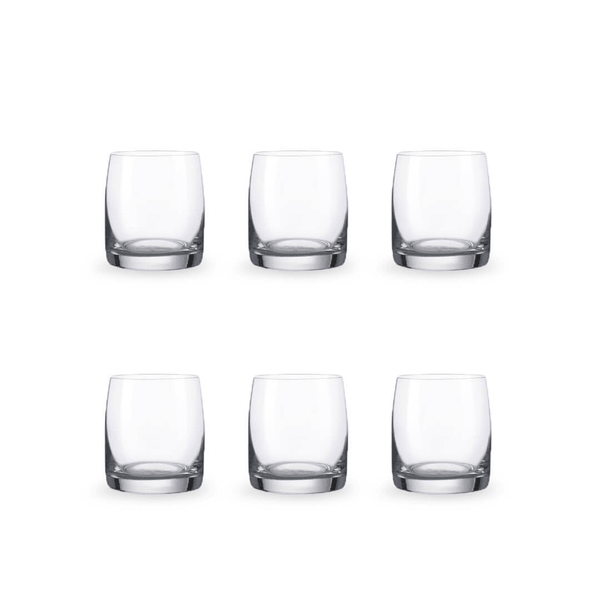 Bohemia Crystal Glass Ideal O.F. Whiskyglas 23cl, 6er-Set