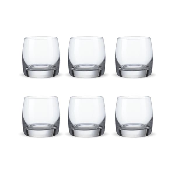 Bohemia Crystal Club Verre à Shot 6cl, Ensemble de 6