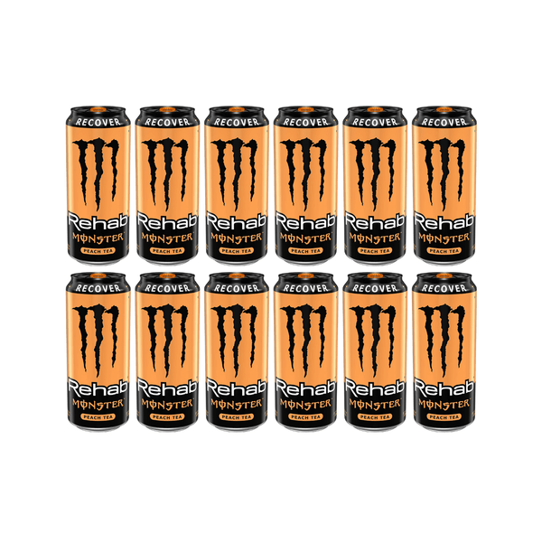Monster Energy Drink Rehab Peach 50cl Pack de 12