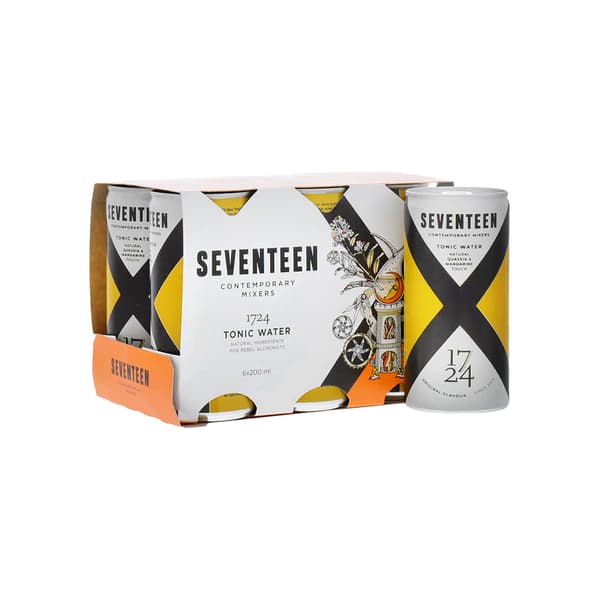 Seventeen 1724 Tonic Water Cannette 20cl Pack de 6