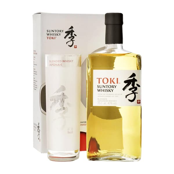 Suntory Toki Japanese Whisky 70cl avec Verre