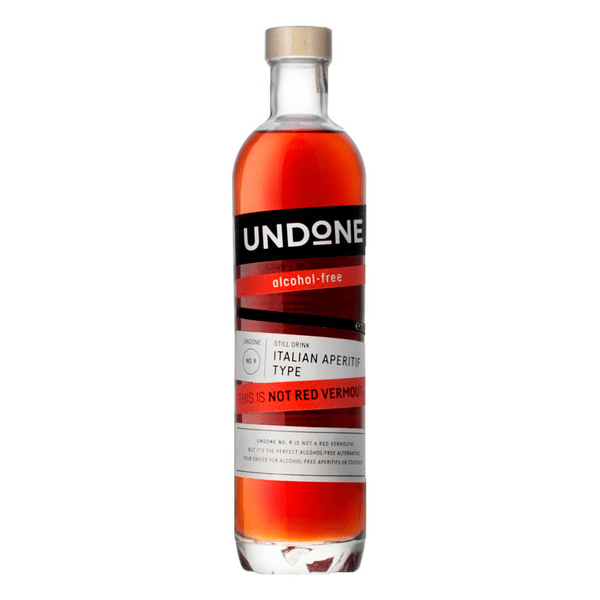 UNDONE No. 9 Italian Aperitif Type sans alcool (not Red Vermouth) 70cl