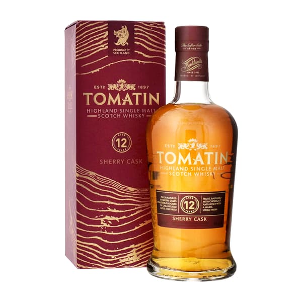 Tomatin 12 Years Sherry Cask Single Malt Whisky 70cl