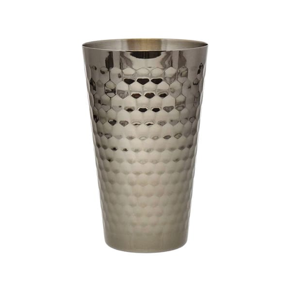 Edelstahl-Tumbler in Schwarz gehämmert 35cl