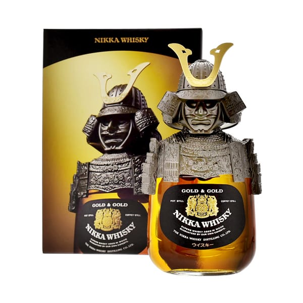 Nikka Samurai Gold & Gold Blended Whisky 75cl