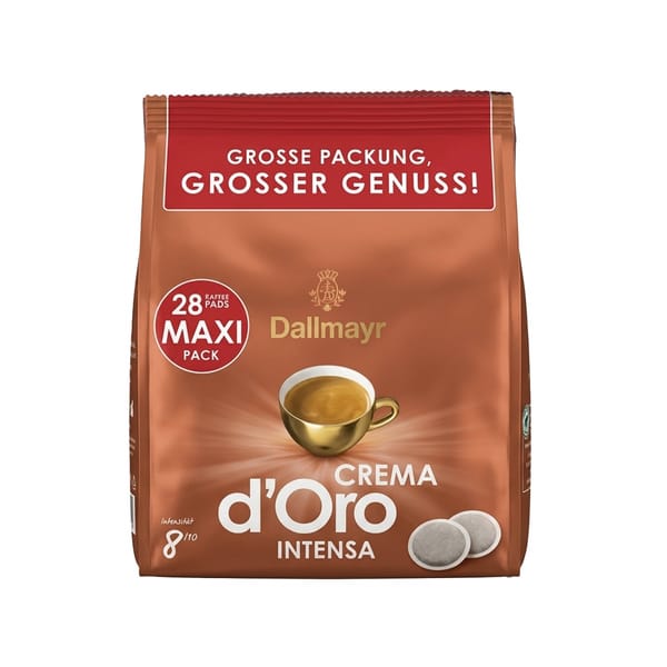 Dallmayr Crema d'Oro Senseo Intensa 28 dosettes de café