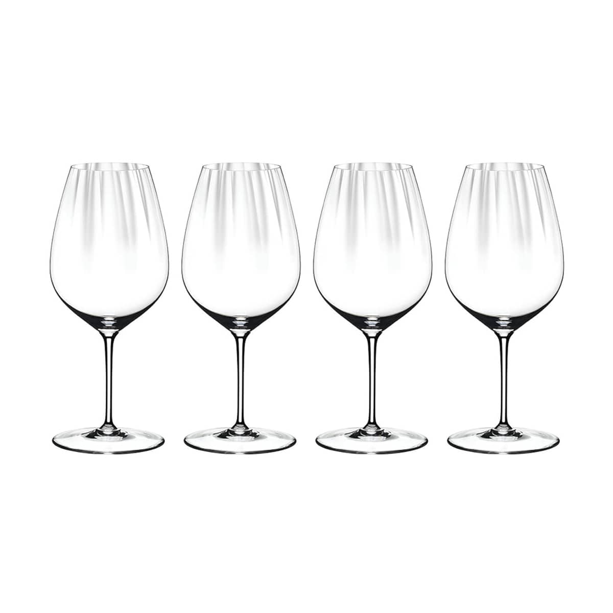 RIEDEL Performance Cabernet/Merlot Rotweingläser – 4er Set, 834 Ml, Kristallglas Mit Optischem Effekt, Spülmaschinenfest