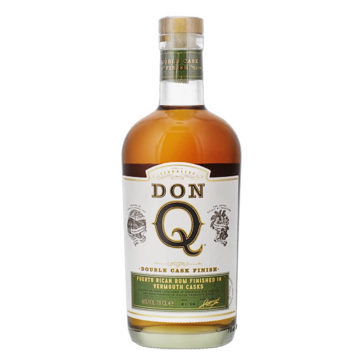 Don Q Double Aged Rum VERMOUTH CASK FINISH 70cl Drinks.ch