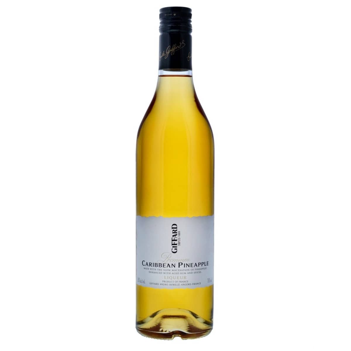 Giffard Caribbean Pineapple Liqueur 70cl Drinks.ch