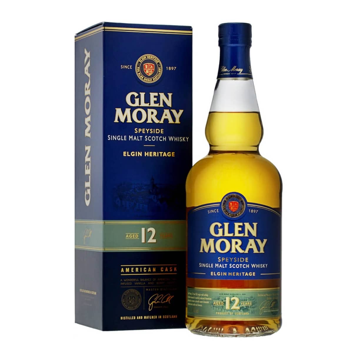 Glen Moray 12 Years Single Malt Whisky 70cl Drinks.ch